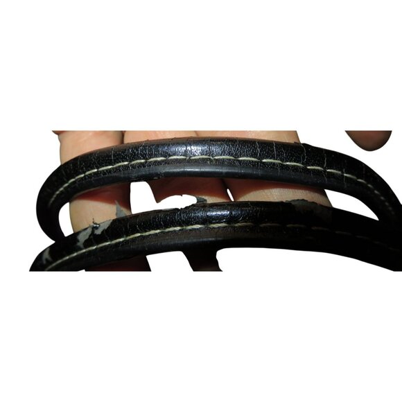 Kate Spade New York Vintage Y2K Pink Striped Structured Canvas & Leather handbag - Picture 7 of 11